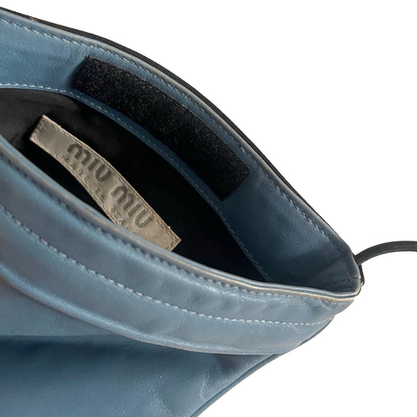 Miu Miu Blue Mini Sport Bag - Handbags