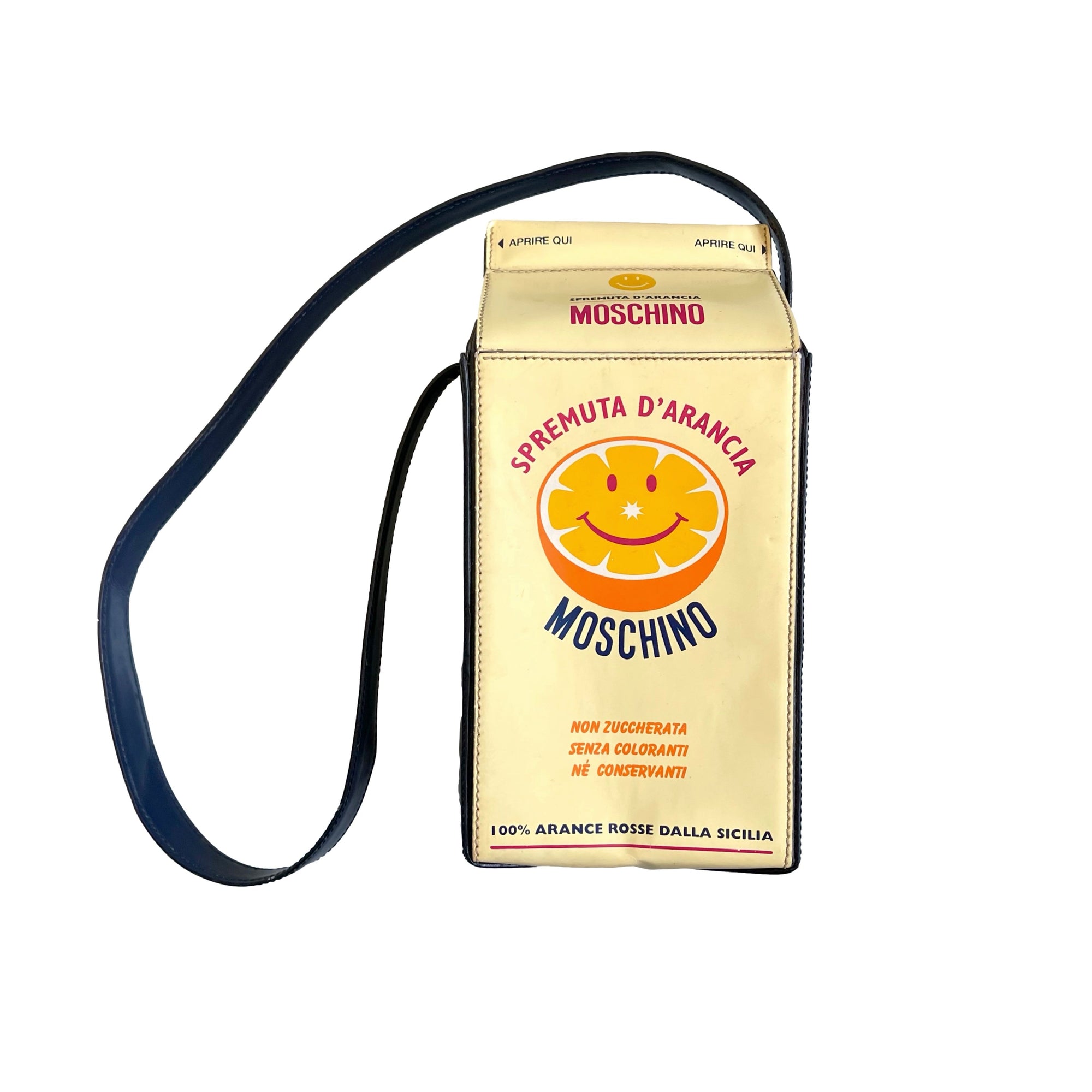 Moschino Orange Juice Shoulder Bag - Handbags