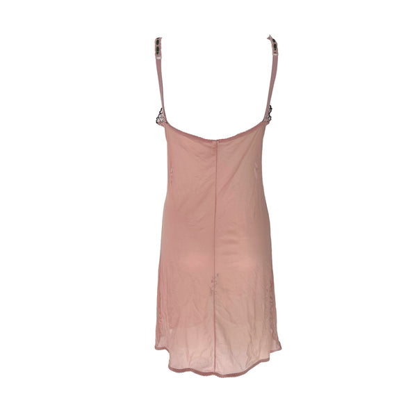 Moschino Sheer Heart Slip Dress - Apparel