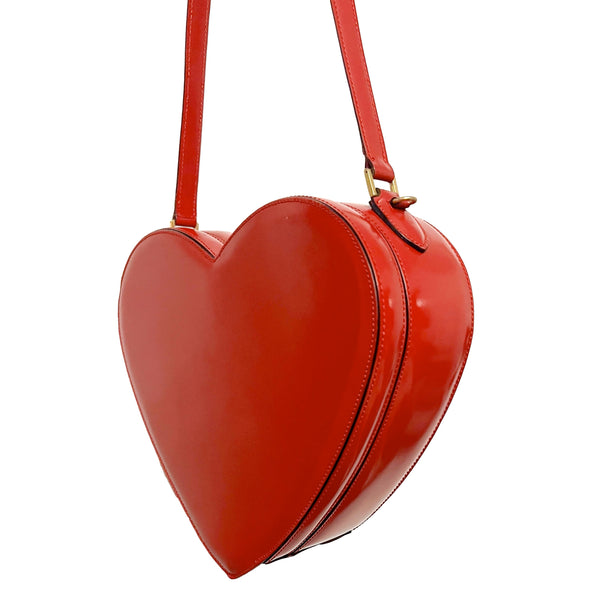 Moshchino Red Heart Nanny Bag - Handbags