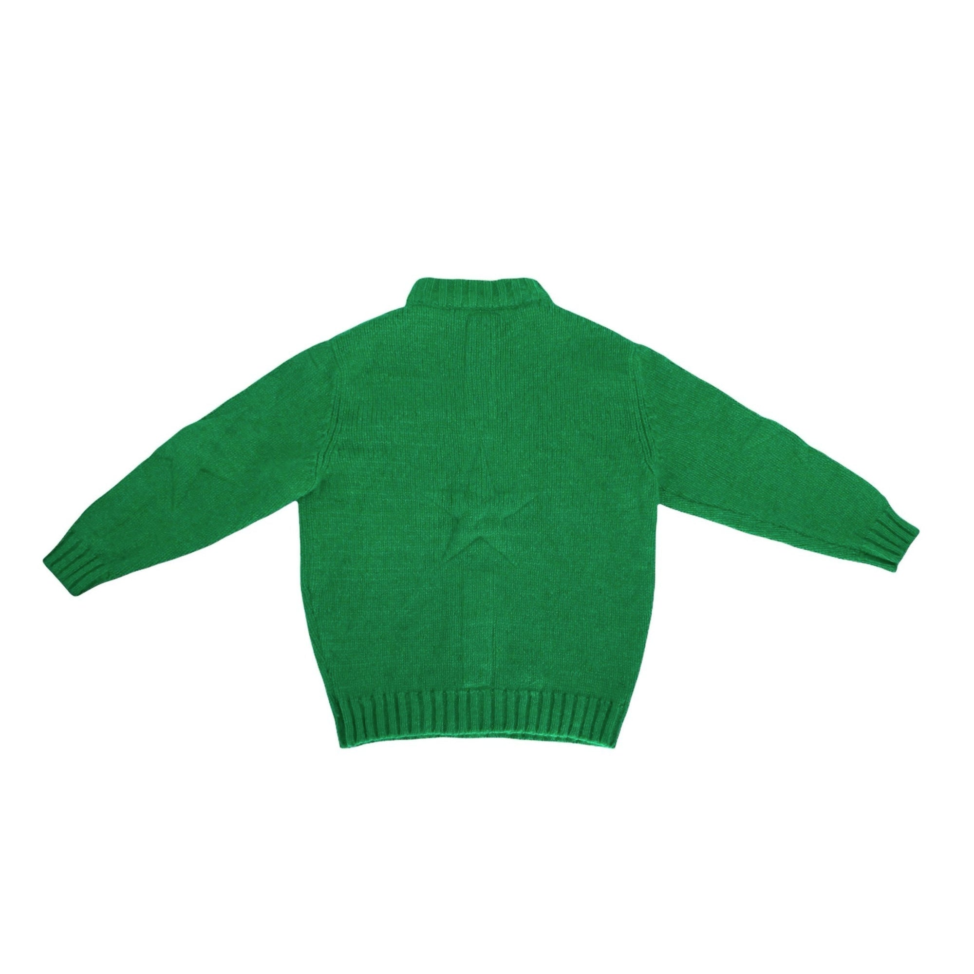 Mugler Green Logo Sweater