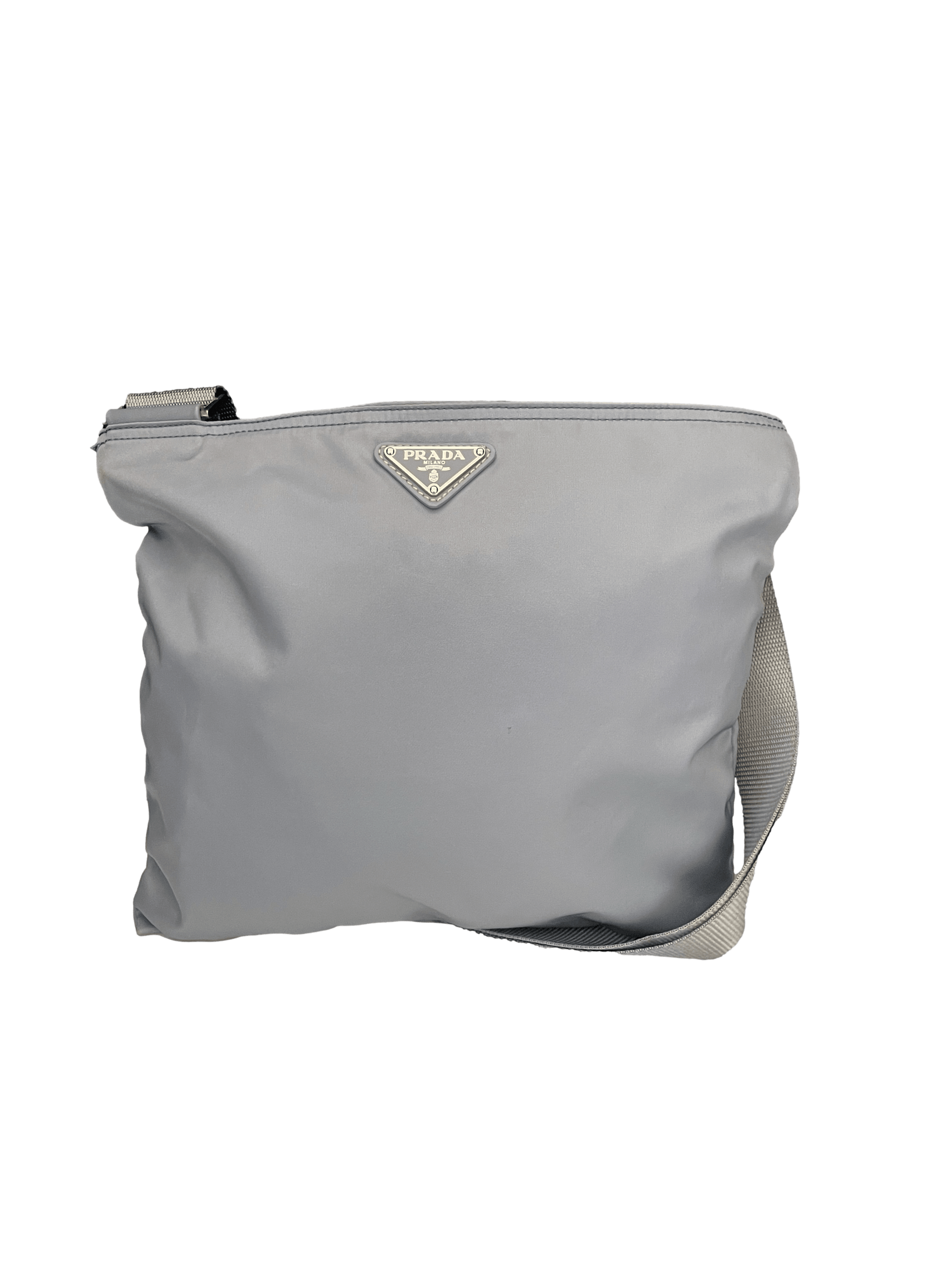 Prada Baby Blue Nylon Crossbody Bag - Handbags