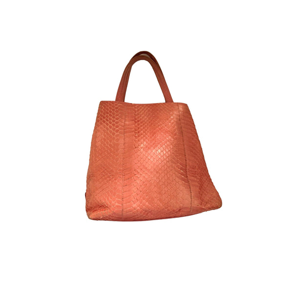 Prada Baby Pink Snake Mini Bag - Handbags