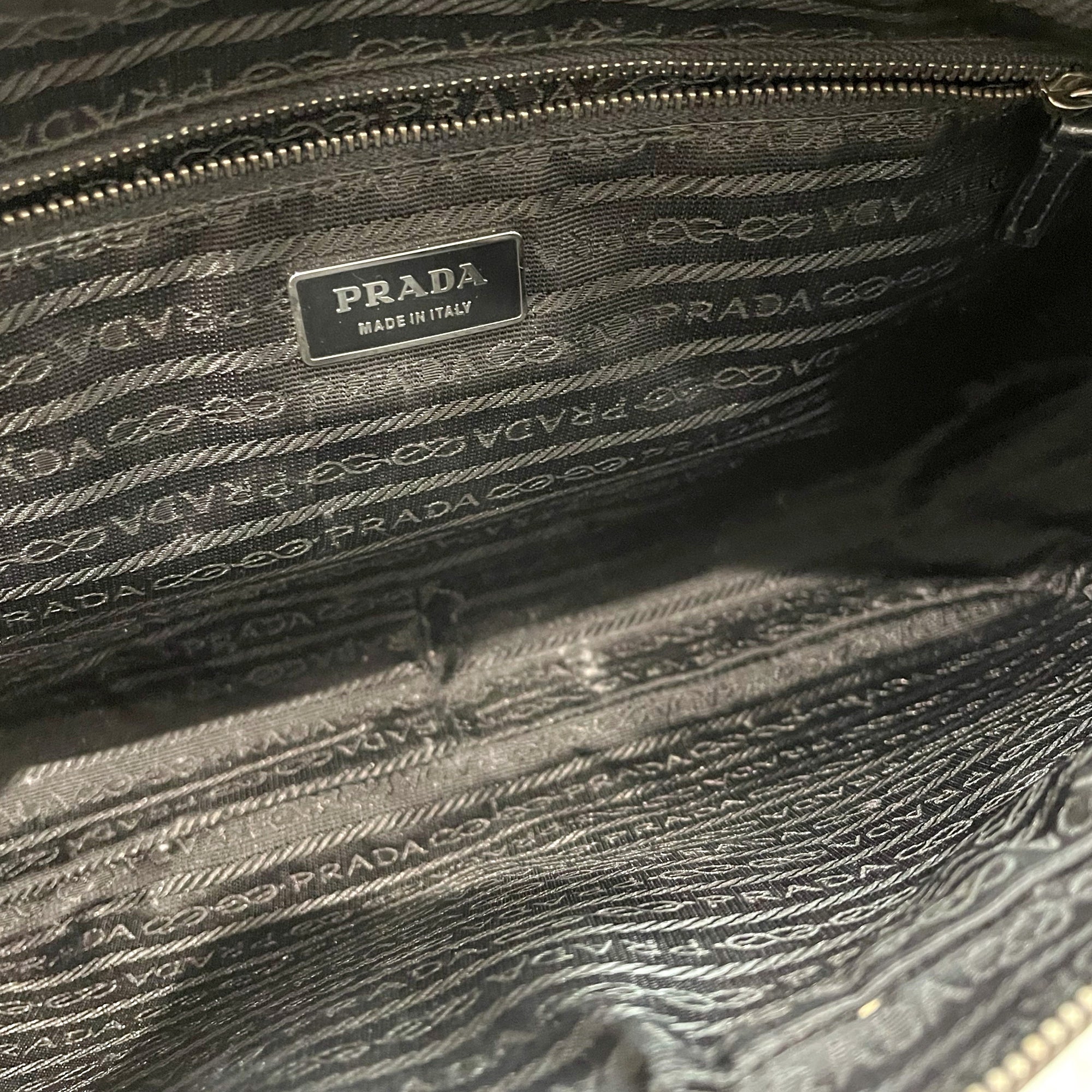 Prada Black Leather Shoulder Bag - Handbags