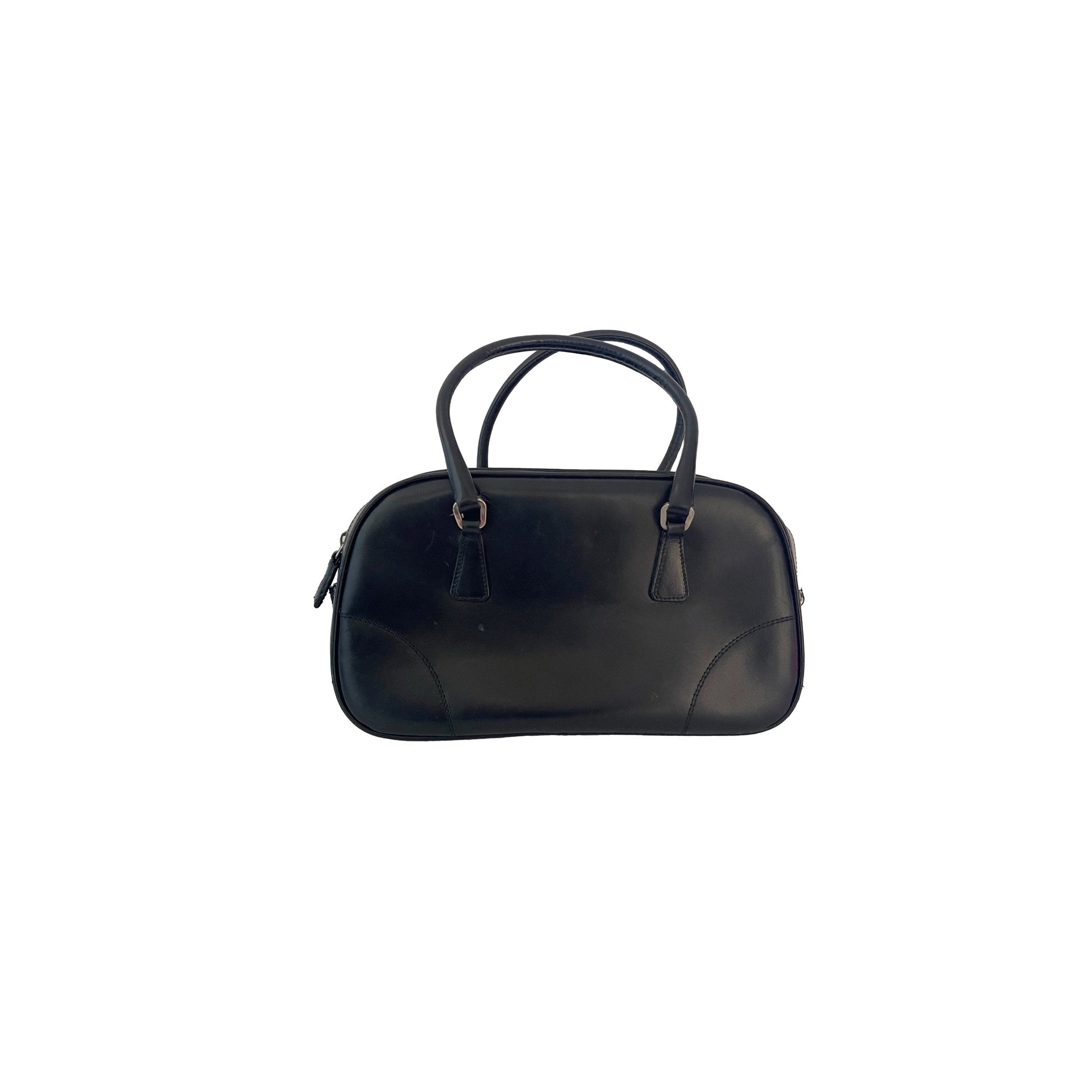 Prada Black Logo Shoulder Bag - Handbags