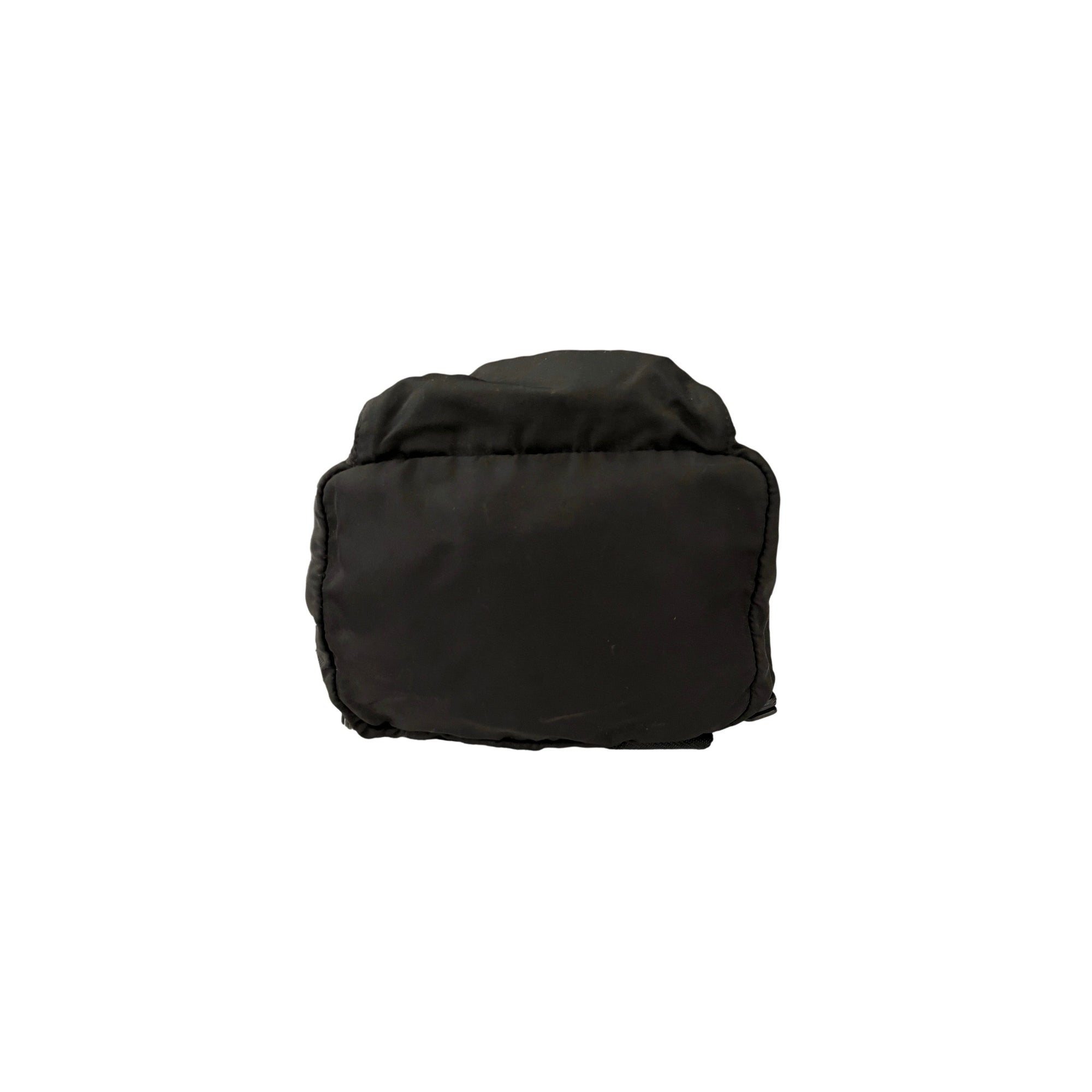 Prada Black Logo Mini Drawstring Backpack - Handbags