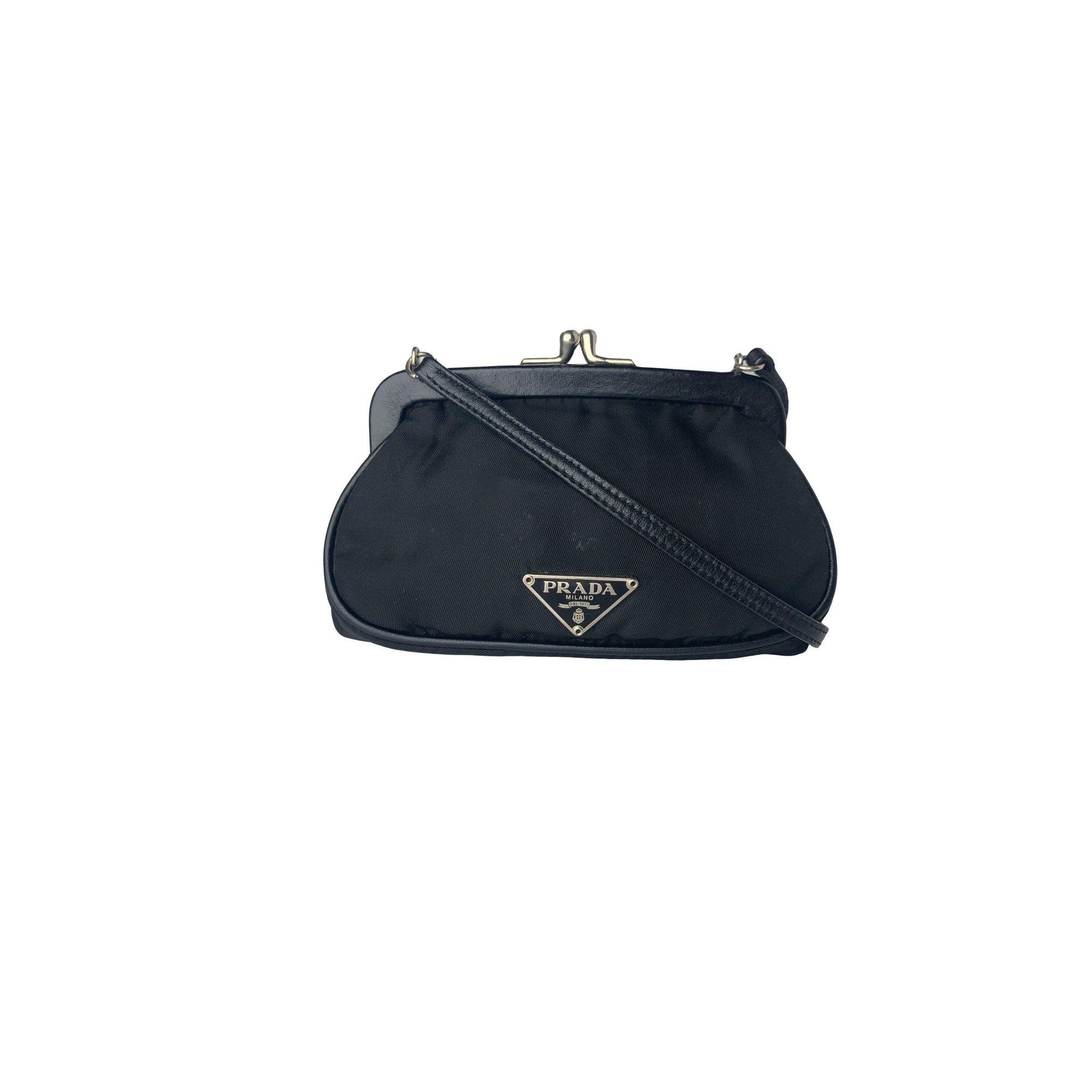 Prada kiss lock coin purse Outlet