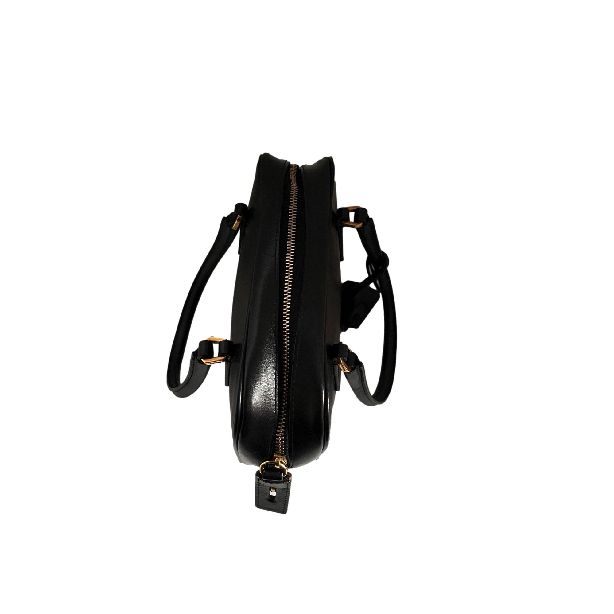 Prada Black Micro Top Handle - Handbags