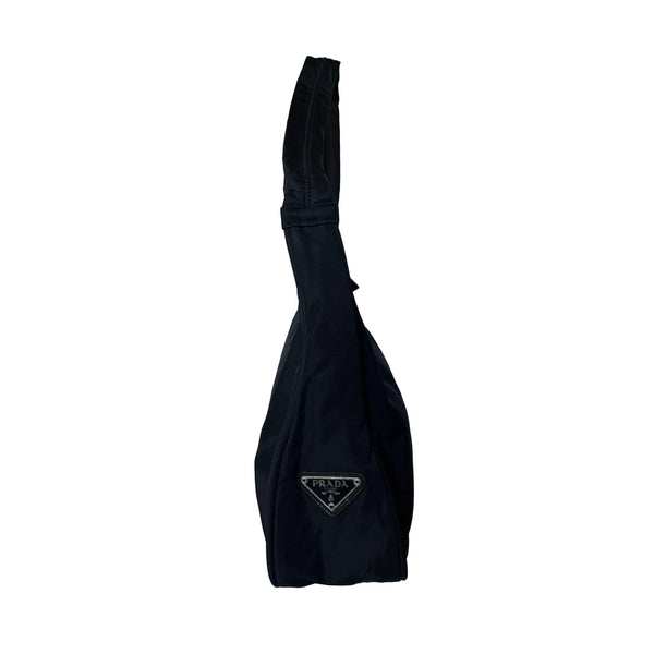 Prada Black Nylon Shoulder Bag