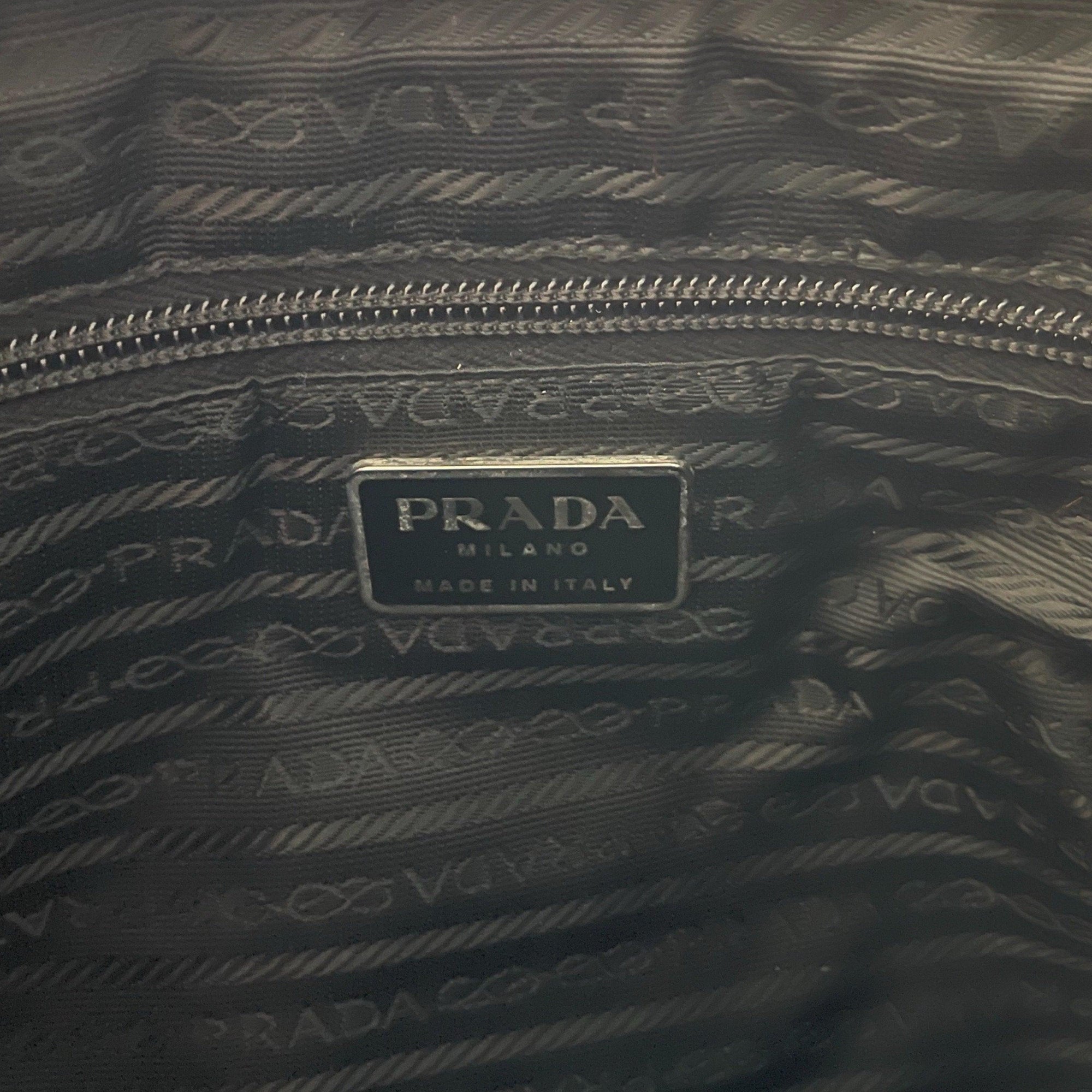 Prada Black Nylon Shoulder Bag