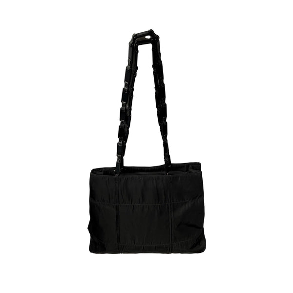 Prada Black Nylon Tote - Handbags