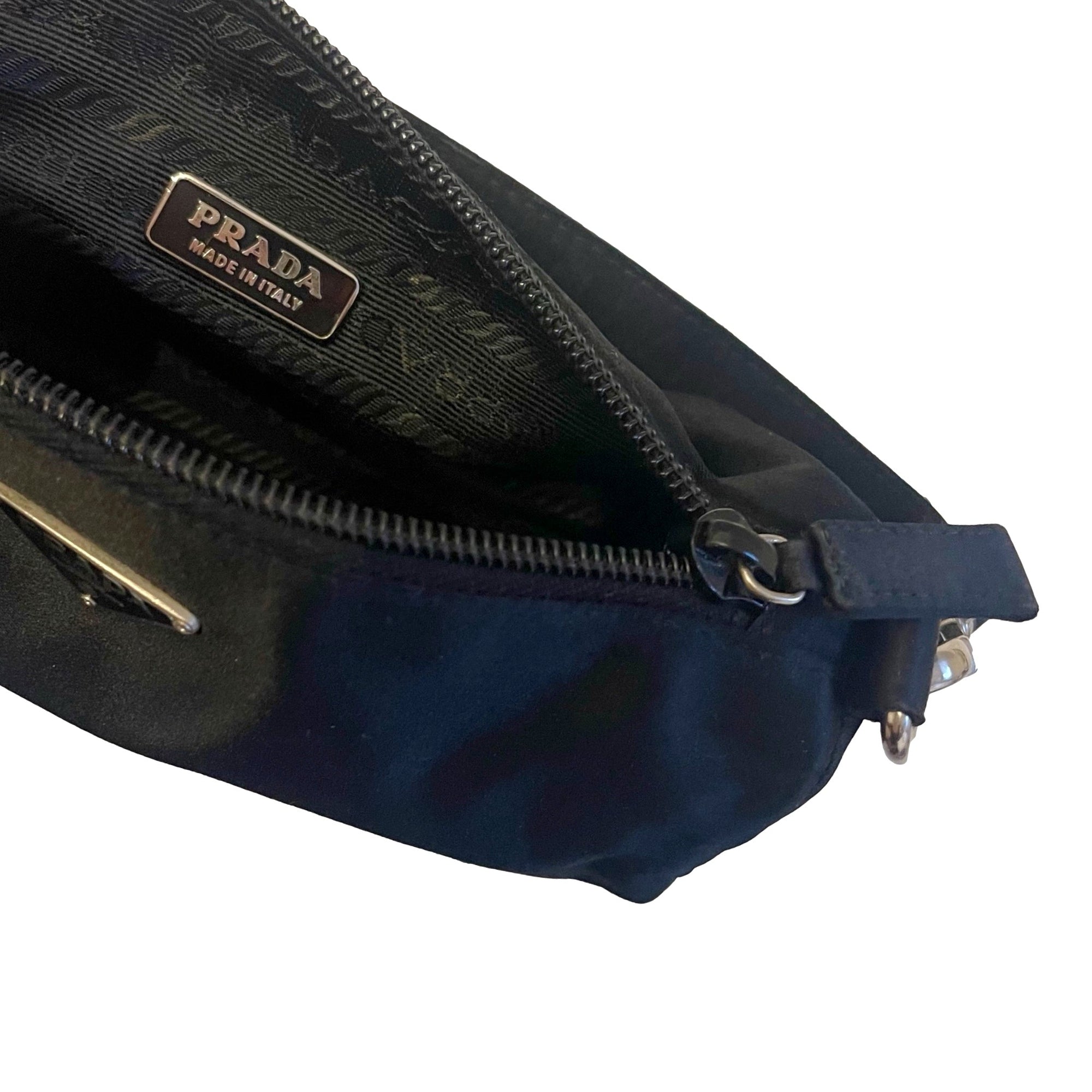 Prada Black Satin Mini Bag - Handbags