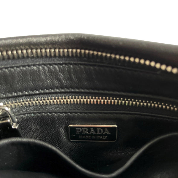 Prada Black Sequin Clutch - Accessories