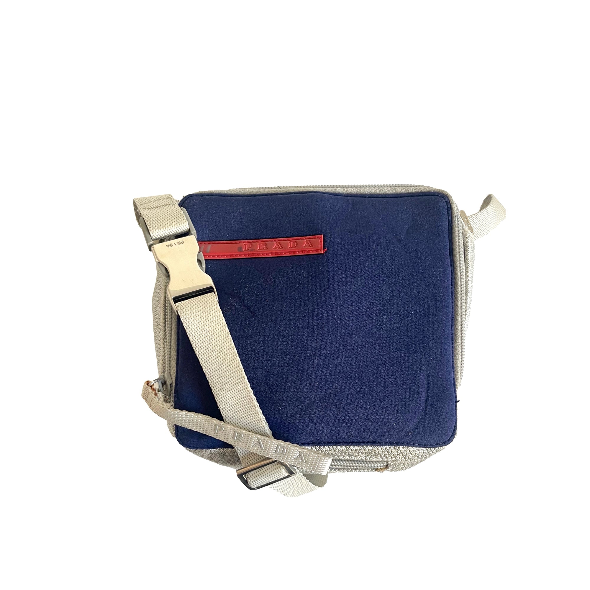 Prada Blue Nylon Utility Bag - Handbags