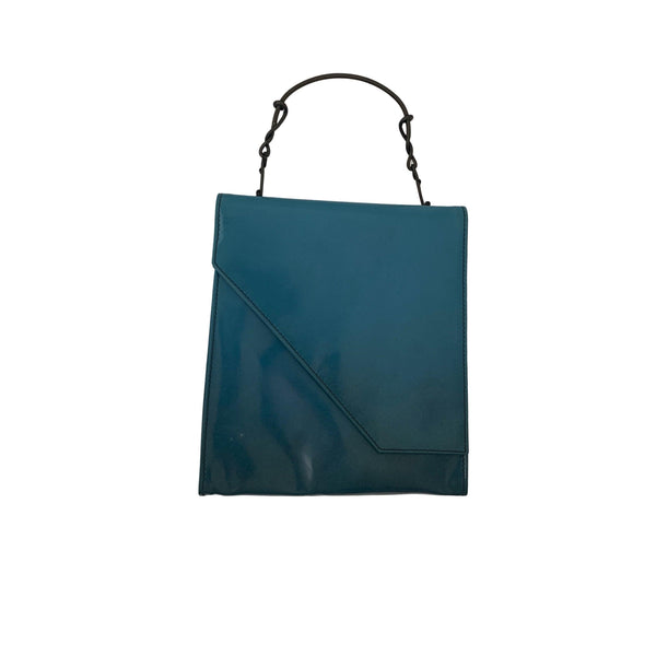 Prada Blue Ombre Top Handle Bag - Handbags