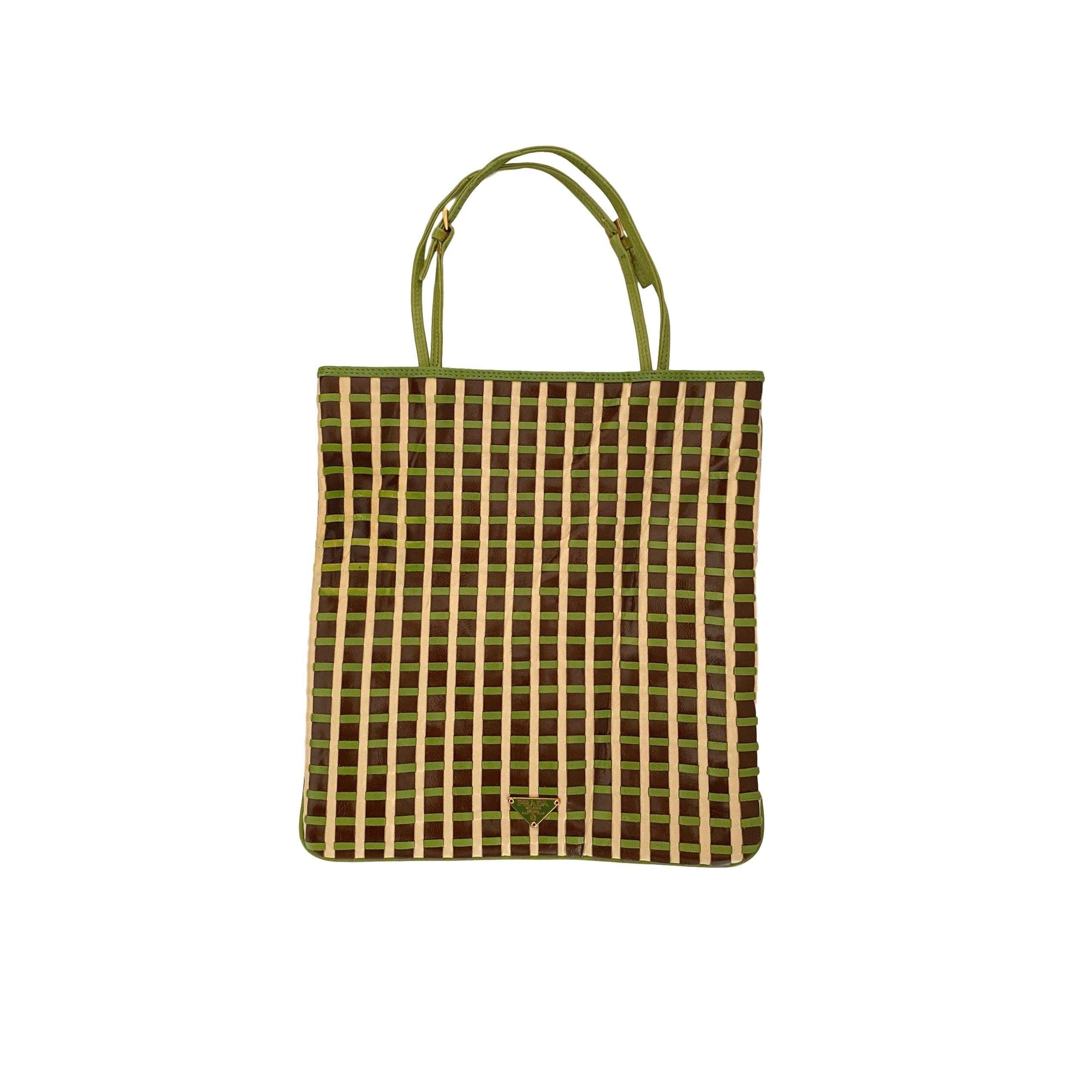Prada Braided Mini Top Handle Bag - Handbags