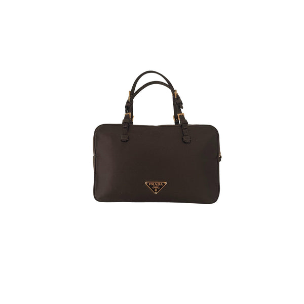 Prada Brown Micro Satin Bag - Handbags