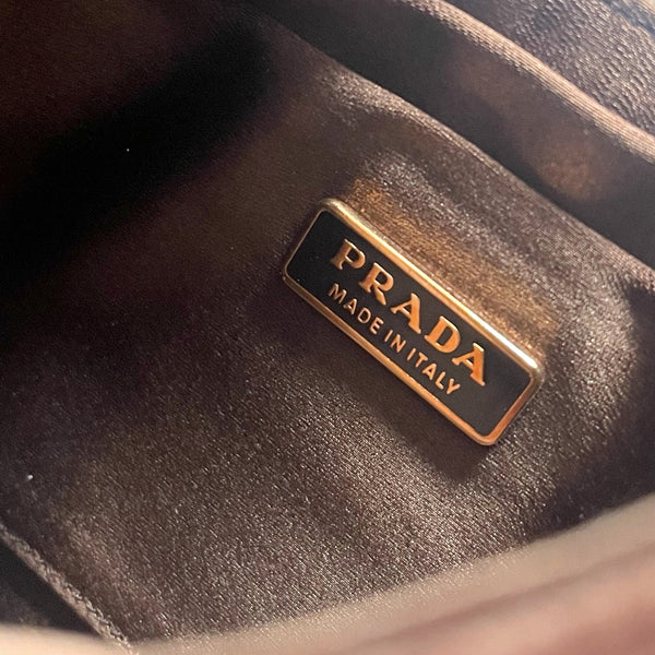 Prada Brown Mini Chain Bag - Handbags