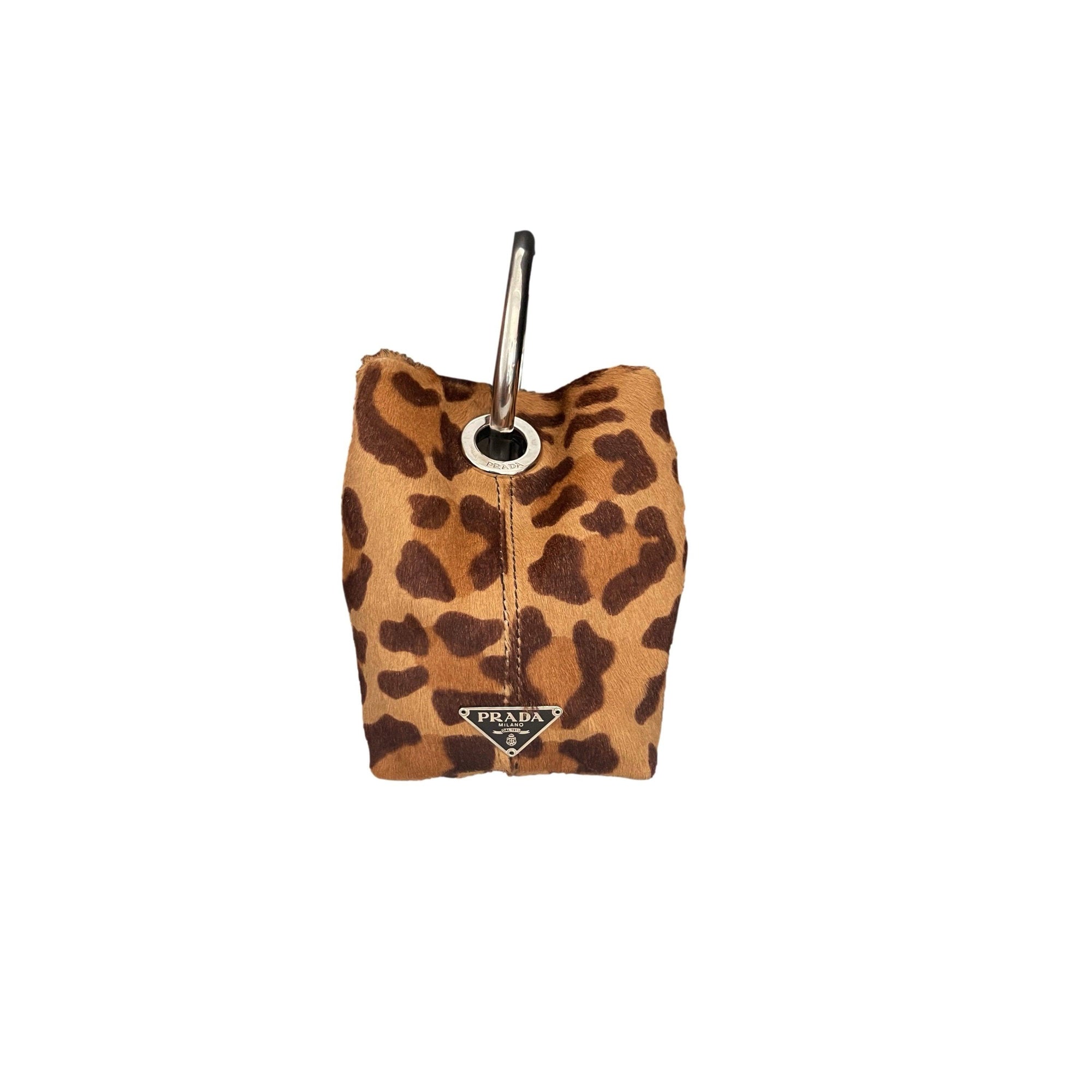 Prada Cheetah Calf Hair Micro Bag - Handbags