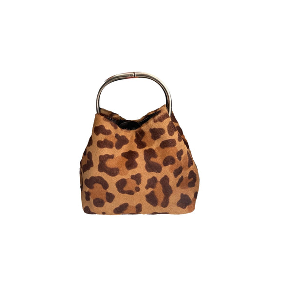 Prada Cheetah Calf Hair Micro Bag - Handbags