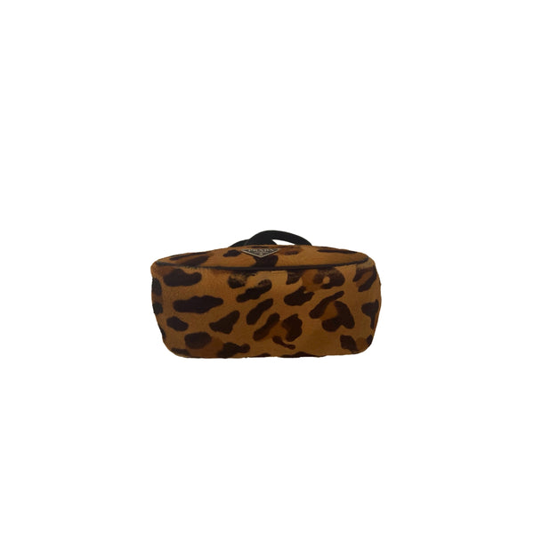 Prada Cheetah Calf Hair Mini Shoulder Bag - Handbags