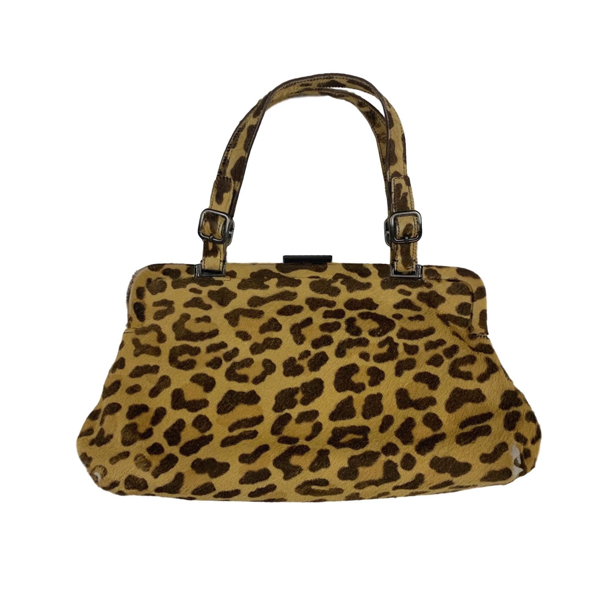 Prada Cheetah Top Handle Bag - Handbags