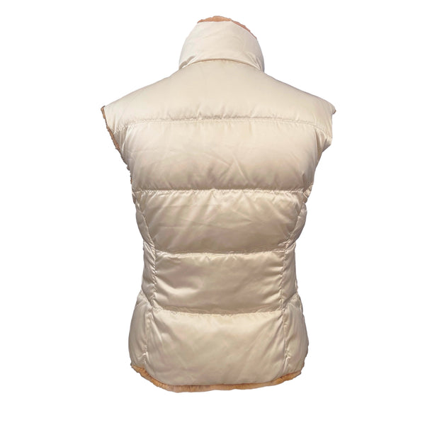 Prada Cream Reversible Puffer Vest - Apparel