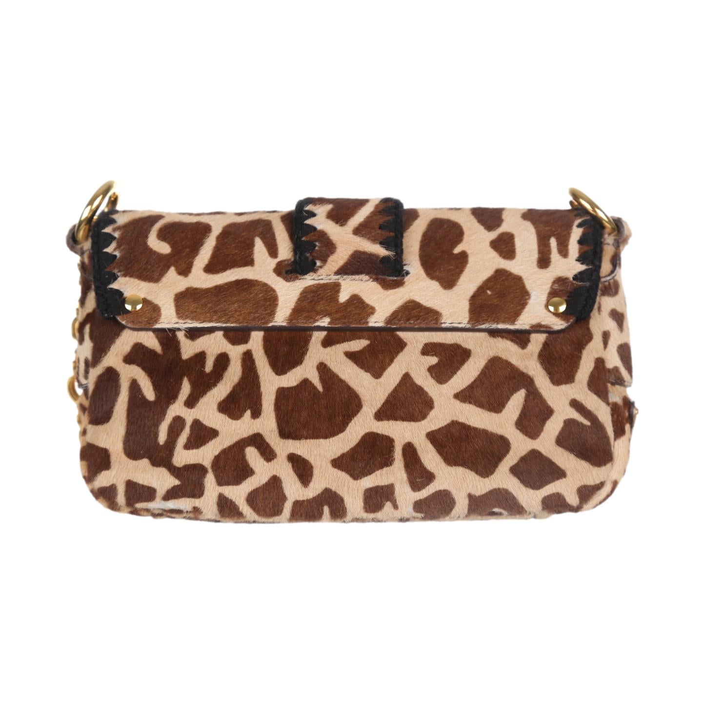 Prada Giraffe Mini Shoulder Bag - Handbags