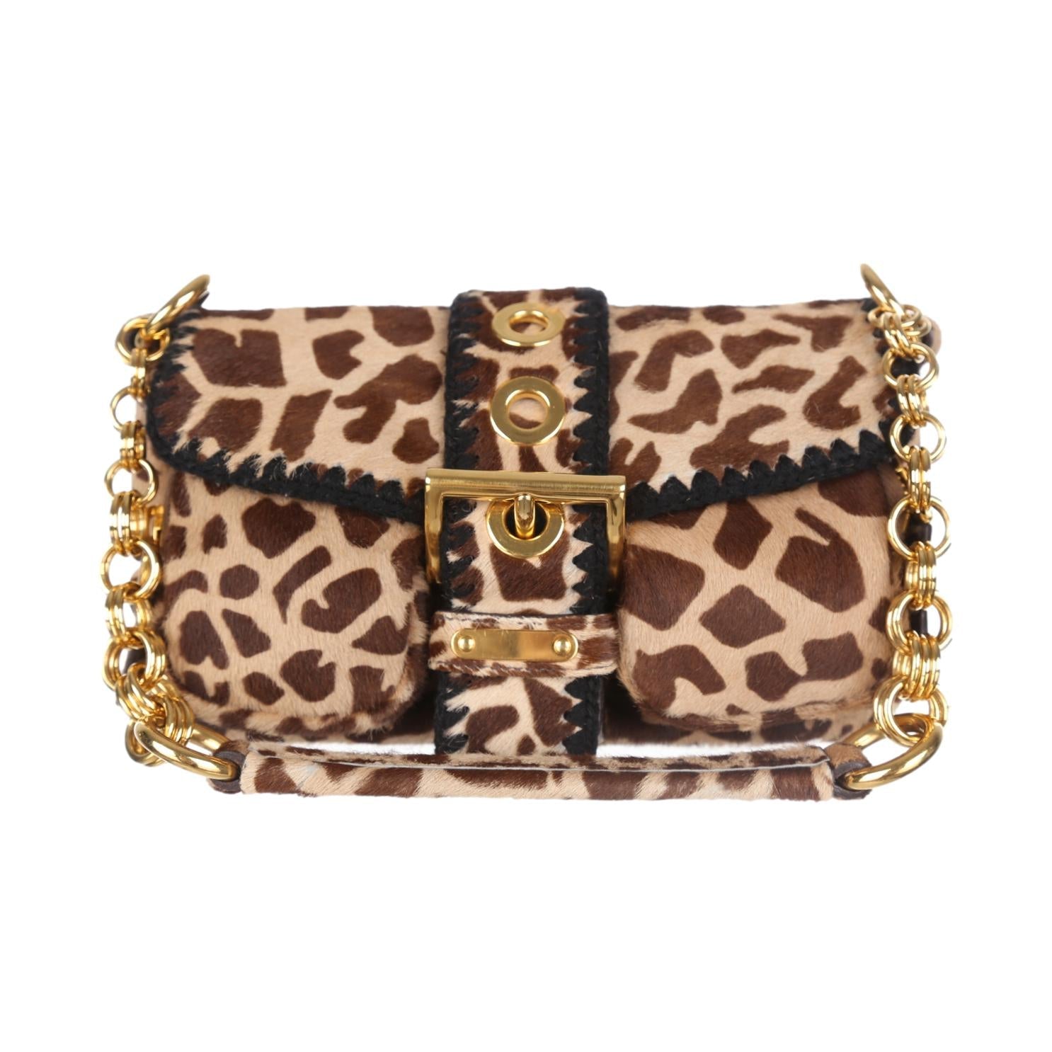 Prada Giraffe Mini Shoulder Bag - Handbags