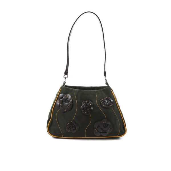Prada, Bags, Vintage Prada Black Nylon Shoulder Bag Small