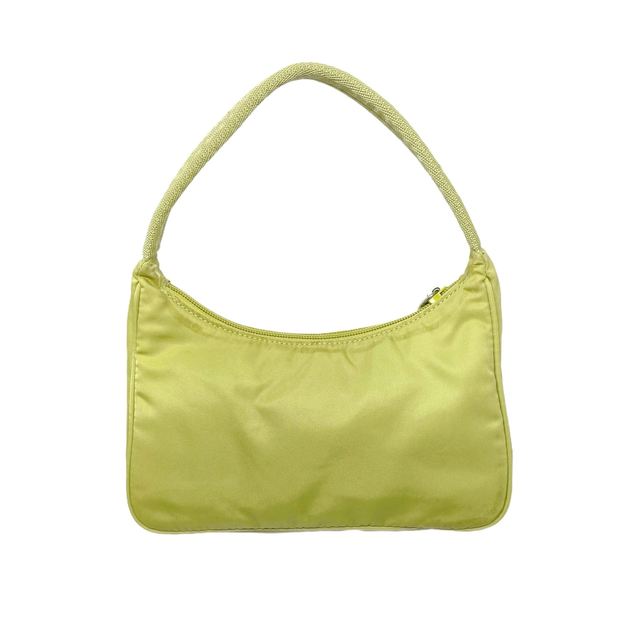 PRADA lime green nylon MINI Shoulder Bag at 1stDibs