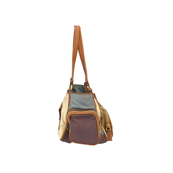 Prada Mixed Media Mini Bag - Handbags