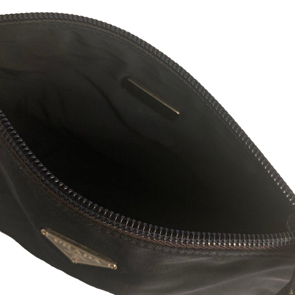 Prada Navy Nylon Mini Shoulder Bag - Handbags