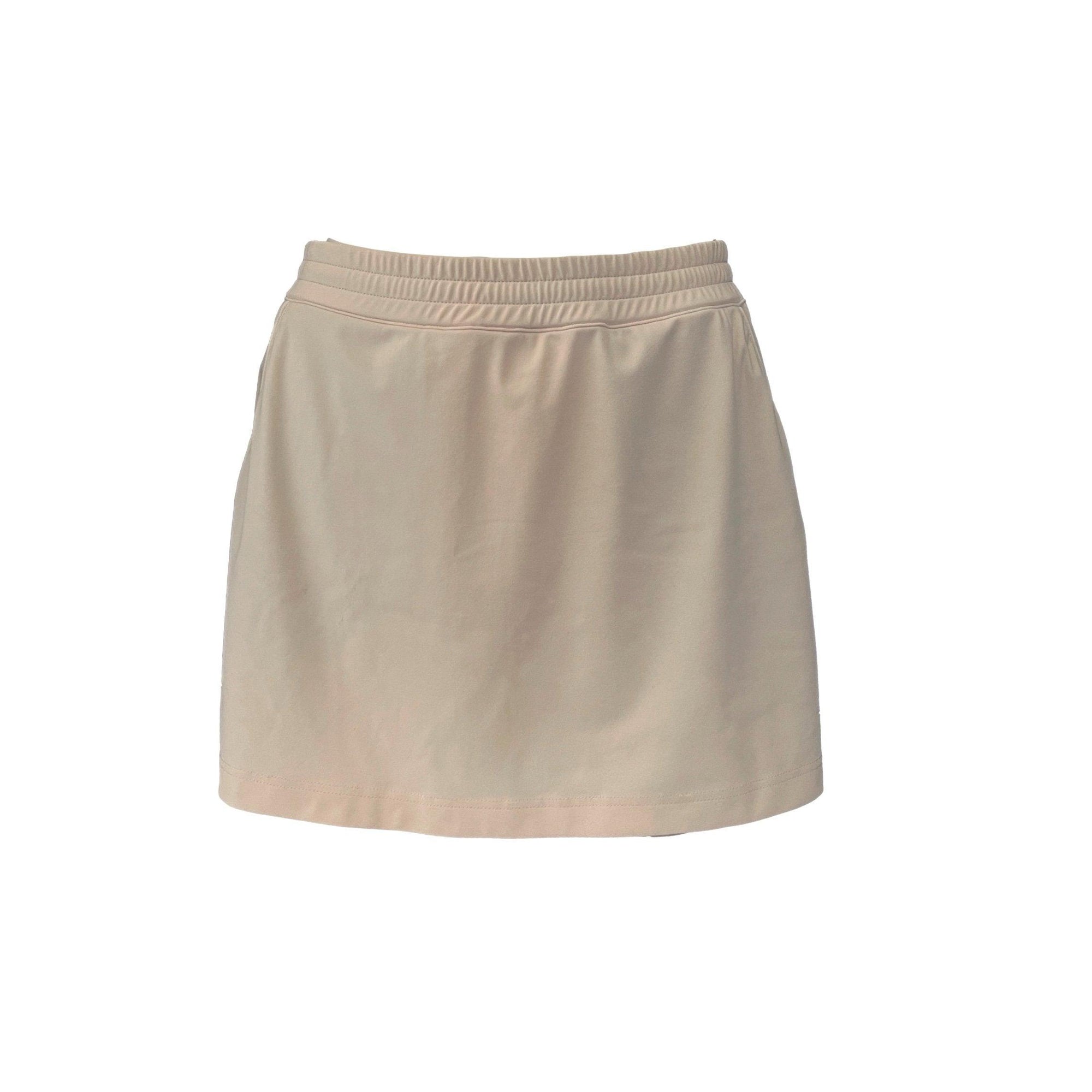 Prada Pale Pink Logo Stretch Waistband Skirt - Apparel