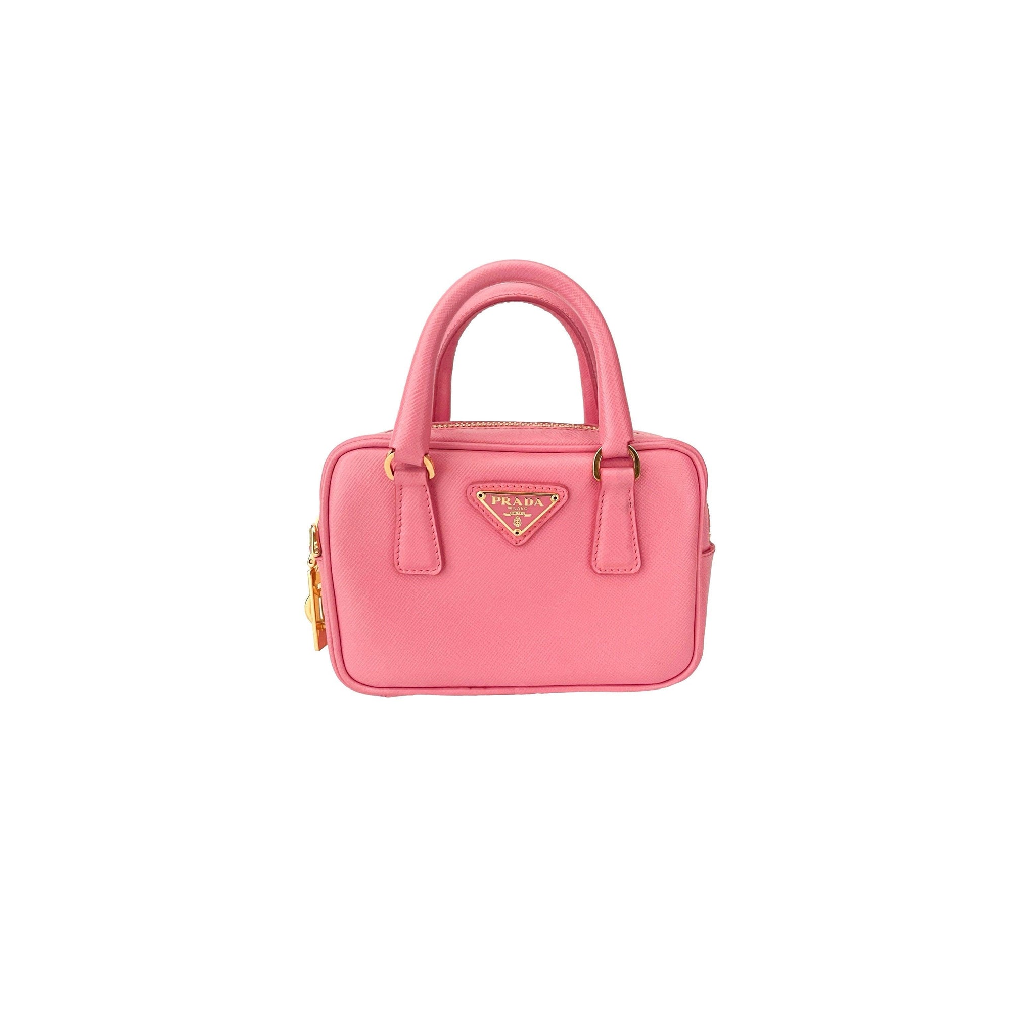 Prada Pink Micro Two Way Bag - Handbags