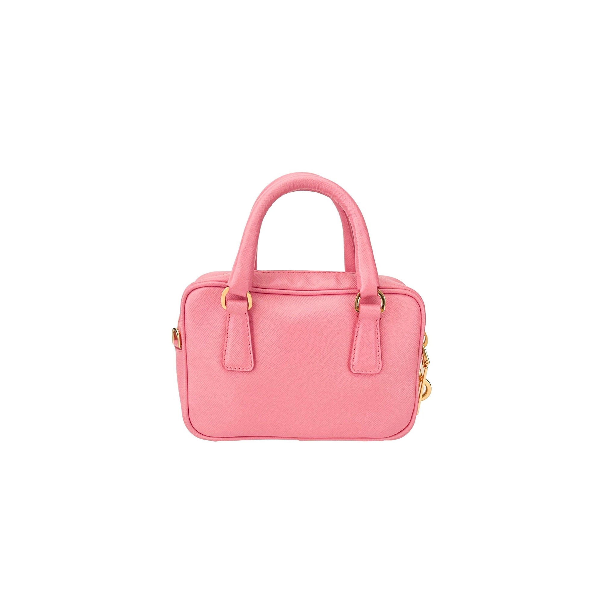 Prada Pink Micro Two Way Bag - Handbags