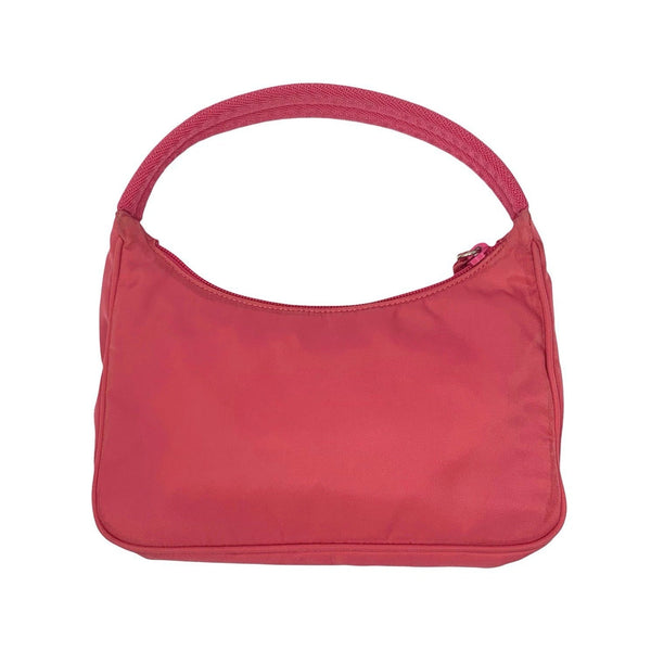 Prada Pink Nylon Shoulder Bag - Handbags