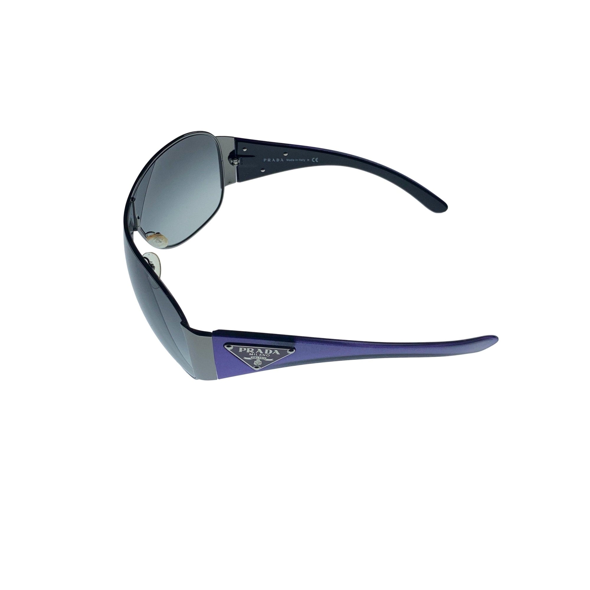 Prada Purple Rimless Sunglasses - Sunglasses