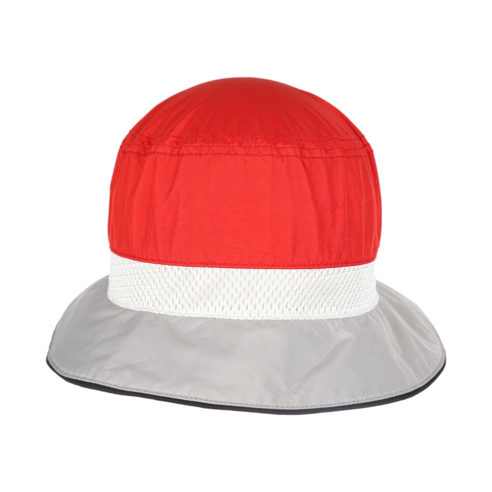 Prada mesh bucket online hat