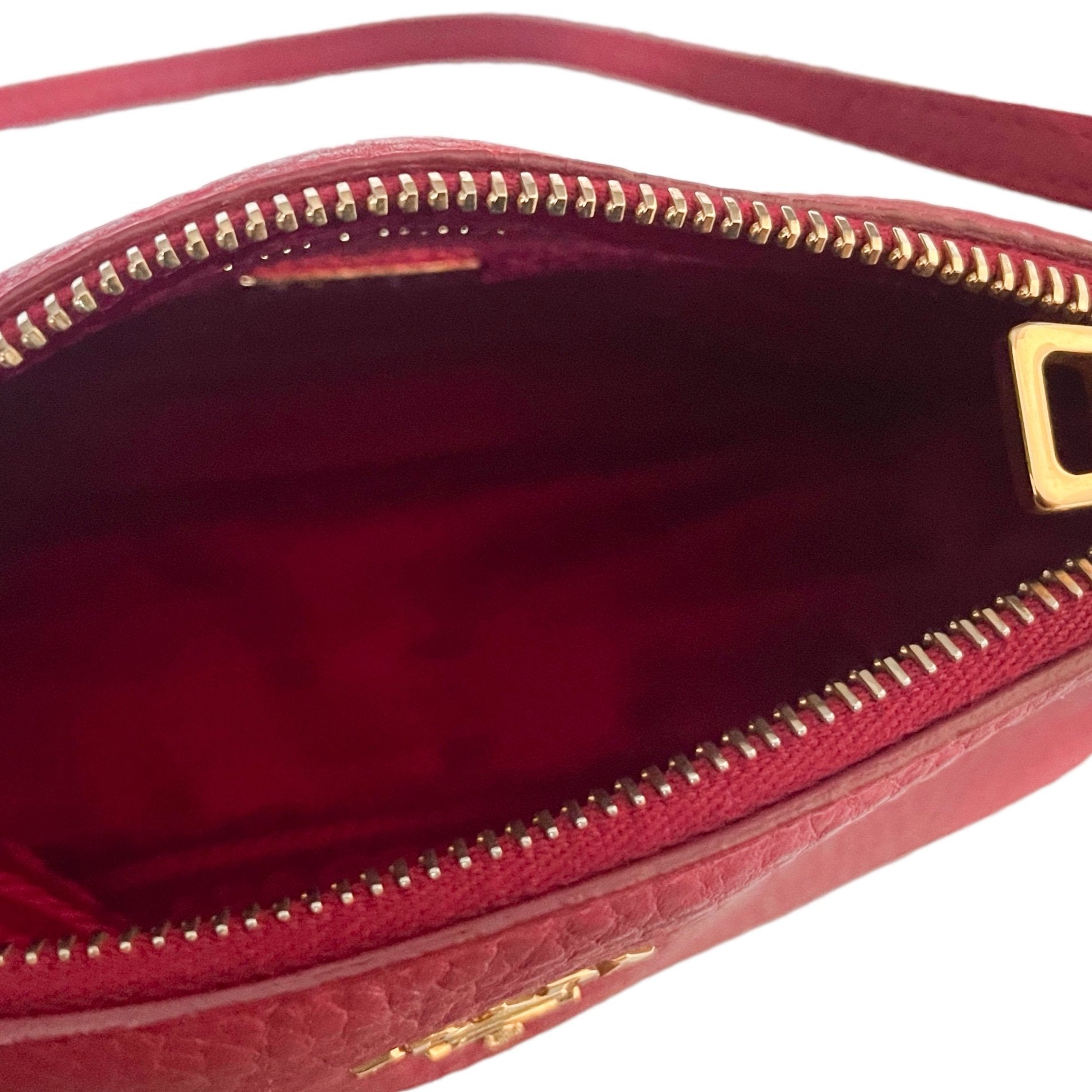 Vintage Prada Red Nylon Mini Shoulder Bag – Treasures of NYC