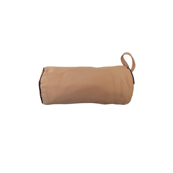 Prada Rose Satin Mini Clutch - Handbags