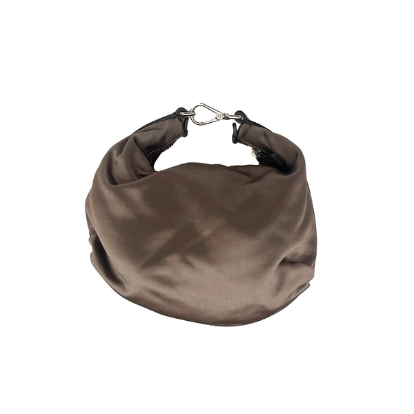 Prada Silver Mini Clip Bag - Handbags