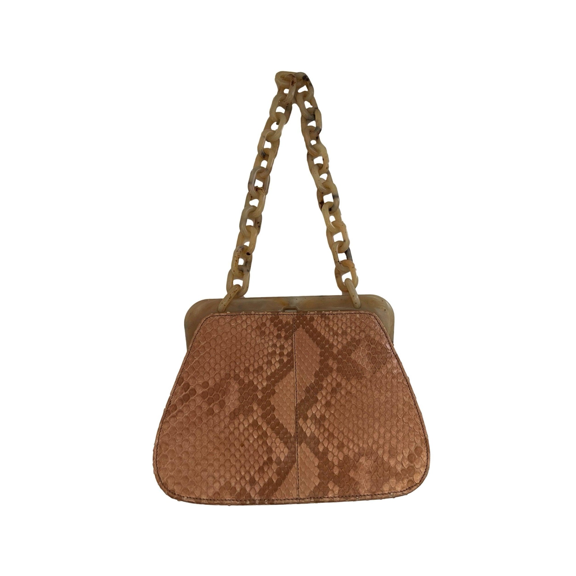 Prada Snake Top Handle - Handbags