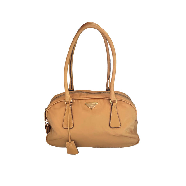 Prada Tan Shoulder Bag - Handbags