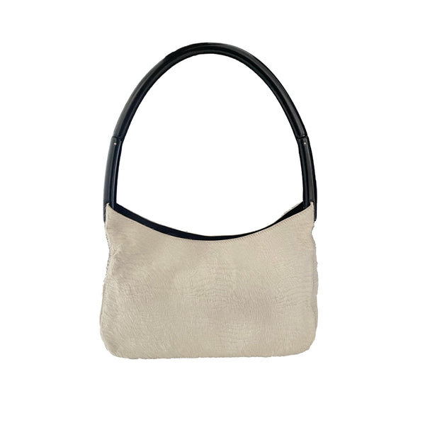 Prada White Logo Shoulder Bag - Handbags