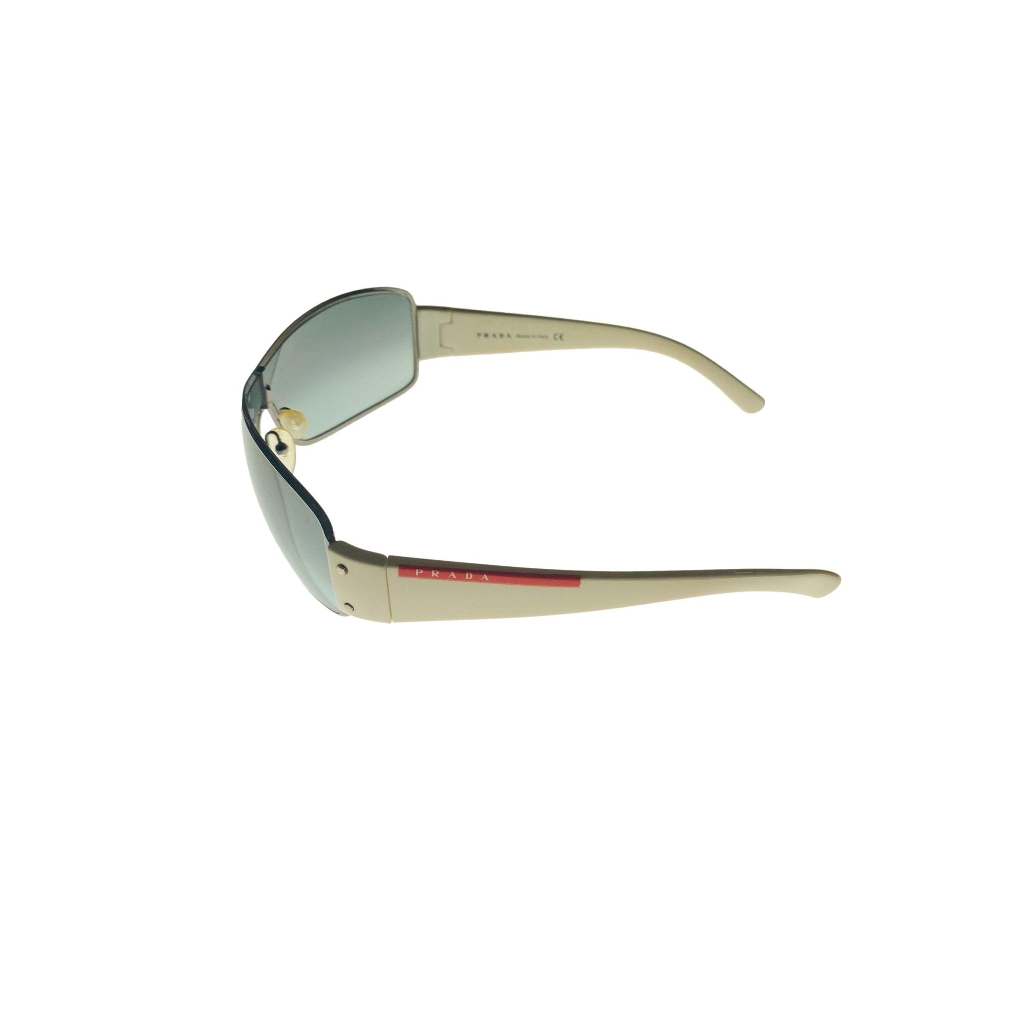 Prada White Logo Side Sunglasses - Sunglasses
