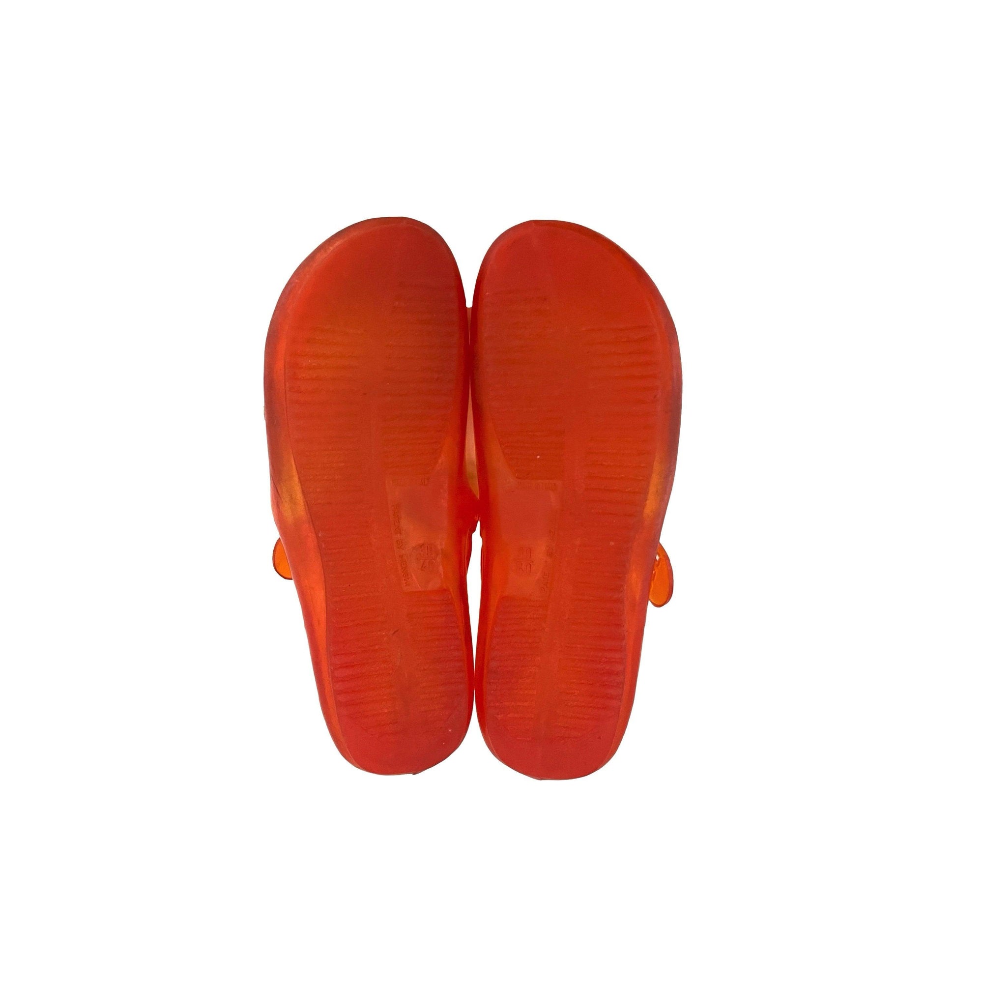 Pucci Orange Marmalade Jelly Shoes - Shoes