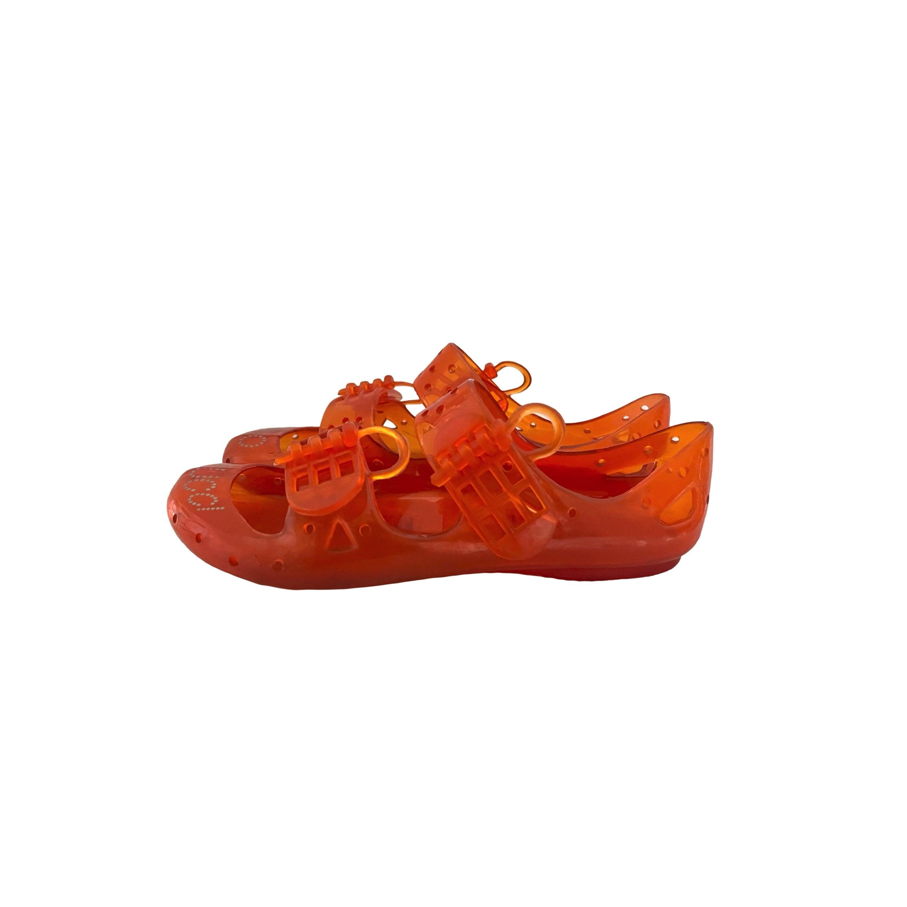 Orange jelly online shoes