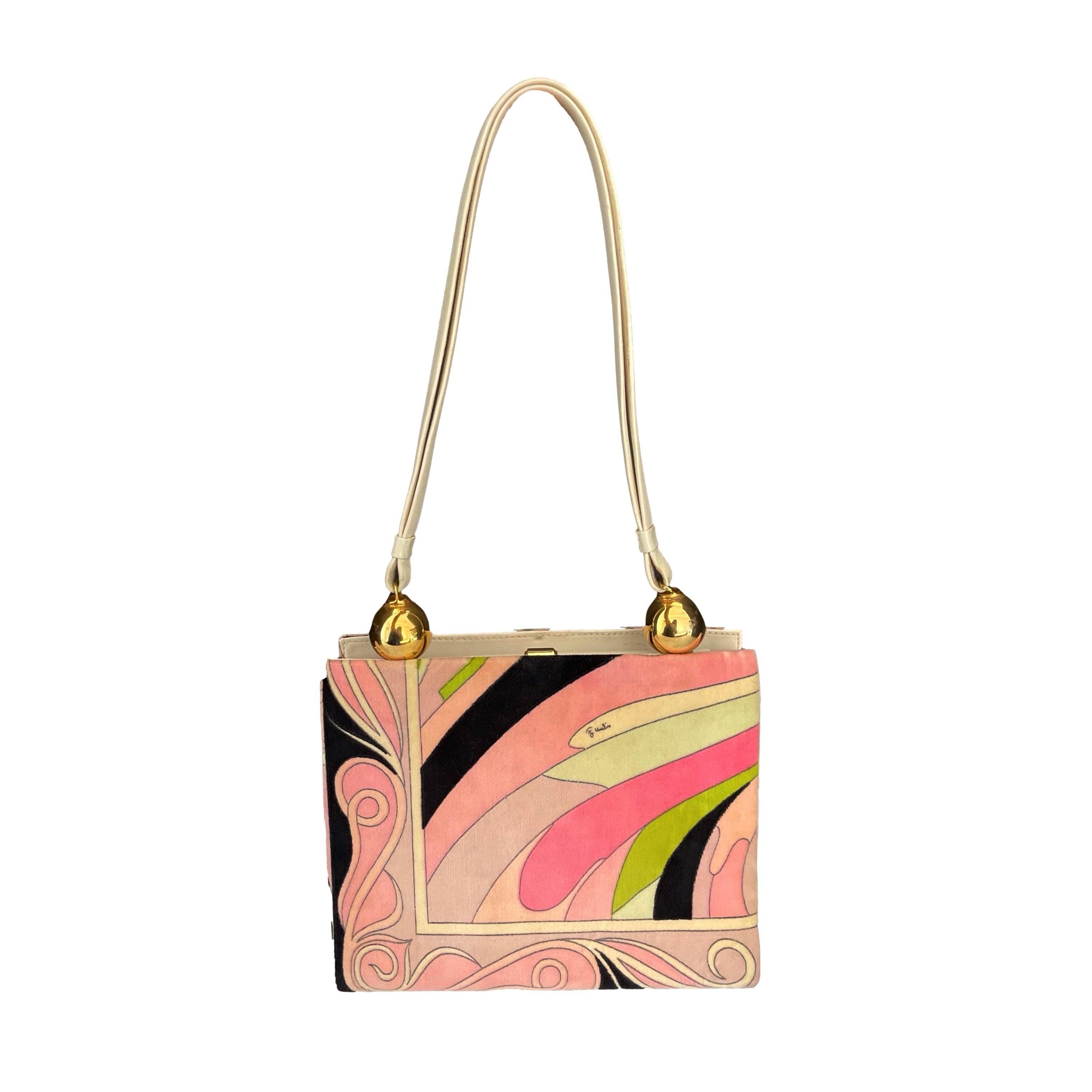 Treasures of NYC - Pucci Pink Print Clasp Bag
