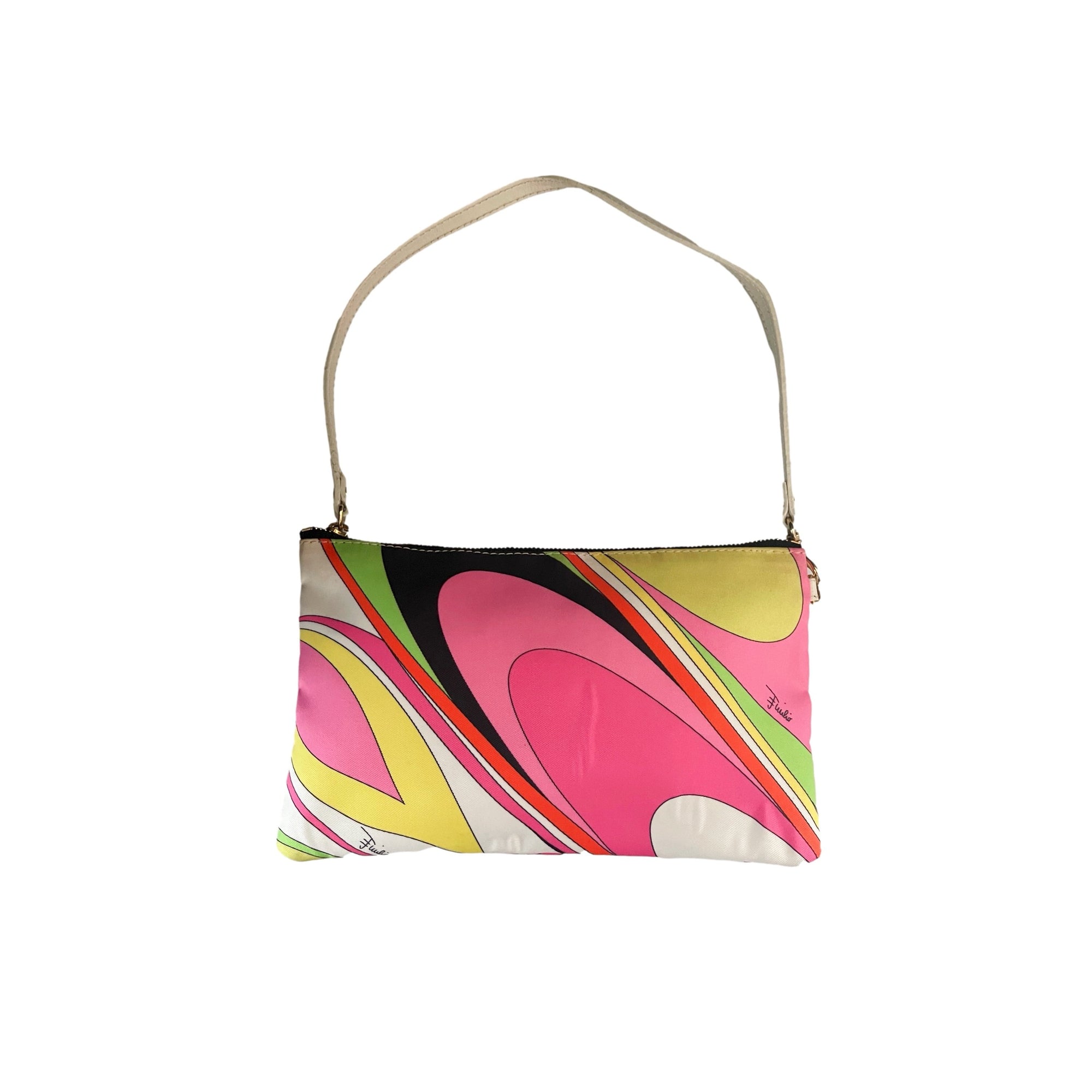 Pucci Pink Print Mini Shoulder Bag - Handbags